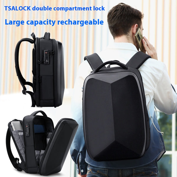Mochila Ejecutiva Antirrobo con Cierre de Contraseña - Ideal para Viajes de Negocios y Estudiantes