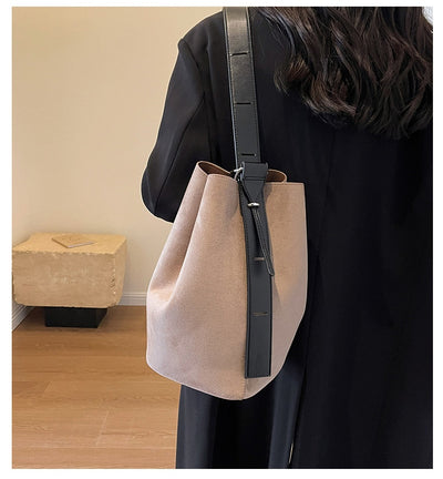 Bolsa de Hombro Retro Mate Gran Capacidad - Estilo Versátil Todo Uso - Image 20