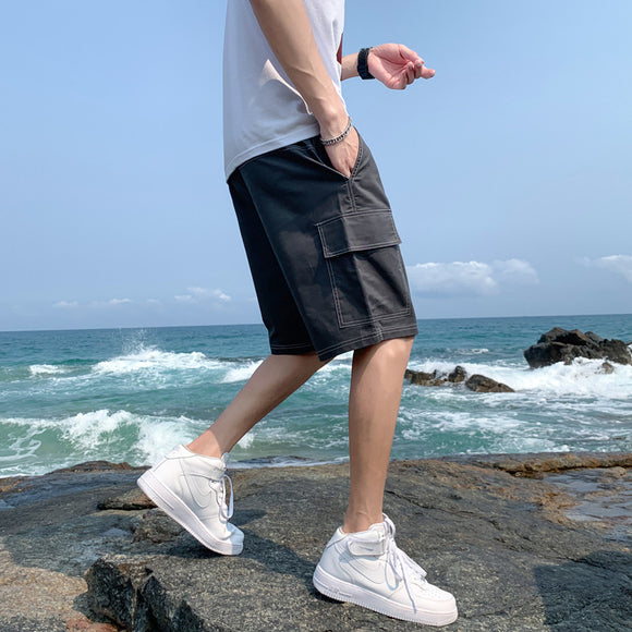 Shorts de Trabajo Hombre Verano Estilo Hong Kong