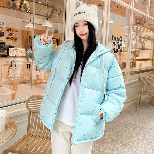 Abrigo Cálido de Algodón Grueso Estilo Japonés para Mujer - Image 7