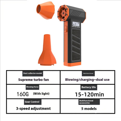 Ventilador Portátil de Alto Rendimiento con Capacidad Extendida - Image 9