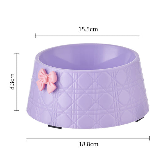 Comederos para Mascotas con Diseño de Moño - Platos Elegantes para Perros y Gatos - Image 3
