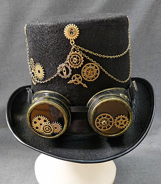 Gafas de Engranaje con Sombrero Jazz Retro - Image 11