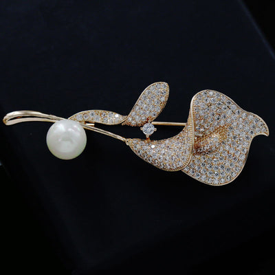 Broche Corsage de Perla para Chal y Bufanda - Image 2