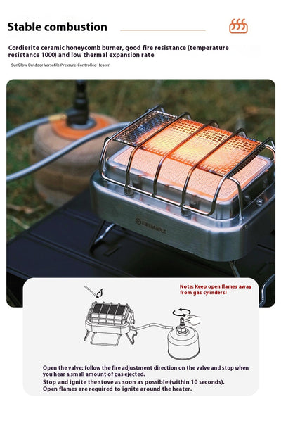 Calefactor Regulador de Voltaje Multifuncional para Exterior - Image 14