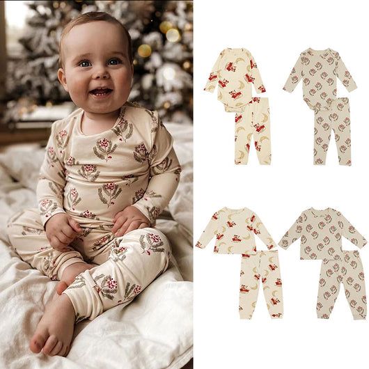 Pijama Navideño Floral para Bebé - Image 11