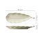 Beige Leaf Plate