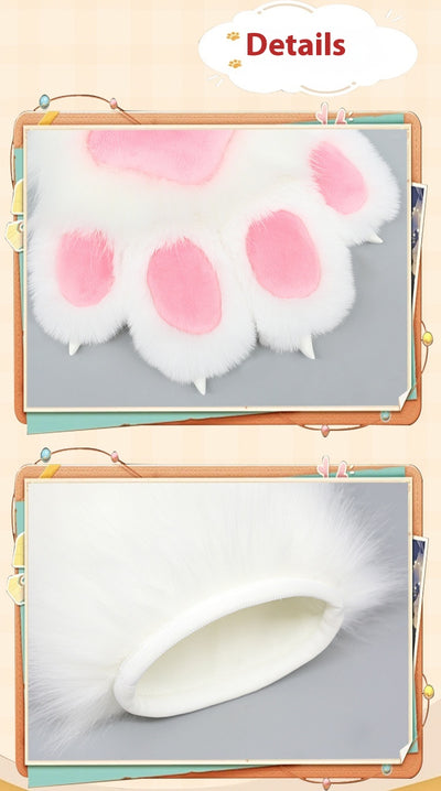 Guantes de Felpa Artesanales para Disfraz de Bestia - Garras Peludas Roleplay - Image 20