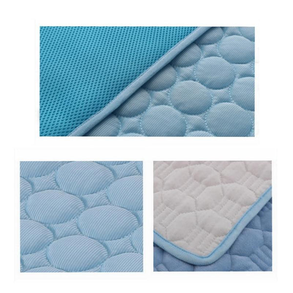 Cama Refrescante de Seda Helada para Perros y Gatos