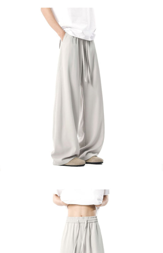 Pantalones Casuales de Corte Elegante con Detalles de Costura para Hombre - Primavera y Verano - Image 27