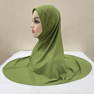 Turbante Ligero de Gasa Malaya - Pañuelo Multiuso en Colores Sólidos - Image 36