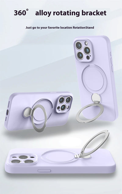 Funda Magnética de Silicona Líquida con Soporte - Protección Anti-caídas - Image 16