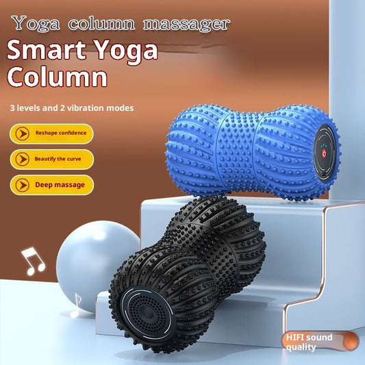 Rodillo Masajeador Eléctrico con Vibración para Yoga y Recuperación Muscular - Image 2