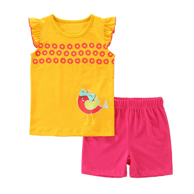 Conjunto Infantil de Algodón con Diseños Animados para Verano - Image 7