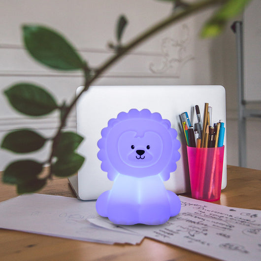 Lámpara Nocturna LED Multicolor con Forma de León - Luz Ambiental Infantil - Image 13
