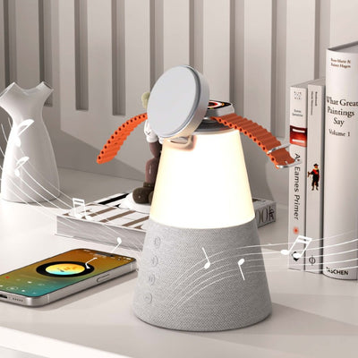 Cargador Inalámbrico 3 en 1 con Parlante Bluetooth y Luz Nocturna - Image 2