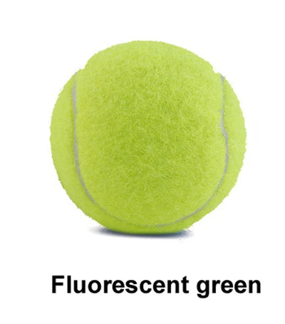 Pink rubber pet tennis ball, bite-resistant, for dogs to play fetch and chew. - Image 16