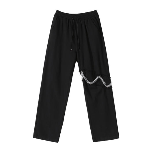 Pantalones Harajuku Sueltos de Pierna Ancha Estilo Calle Coreano - Image 13