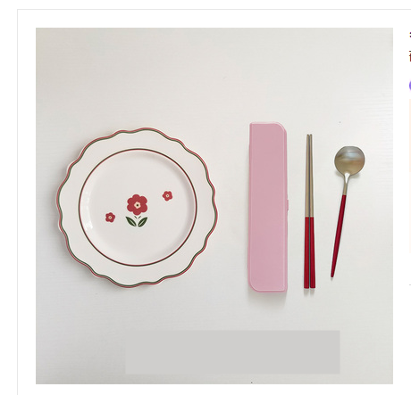 Plato Llano Cerámica Estilo Japonés Tulipán - Diseño Elegante y Funcional - Image 19