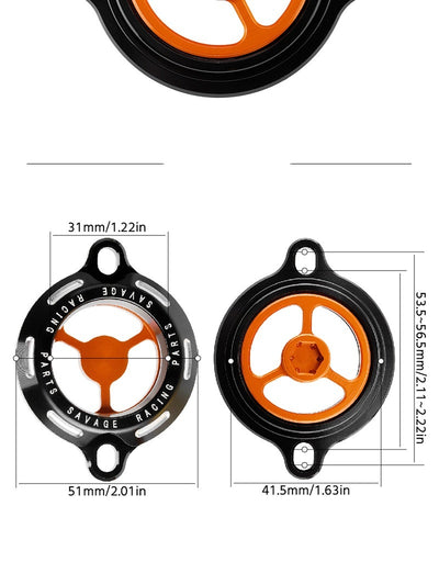 Tapa Protectora de Filtro de Aceite para Motores Modificados - Image 16