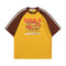 Playera Raglan Hombre Contraste de Colores Patchwork