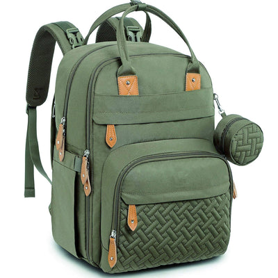 Mochila Maternal de Gran Capacidad con Doble Compartimento - Image 11