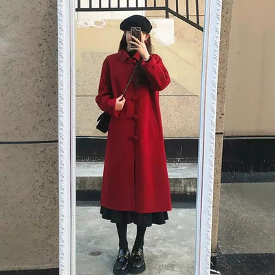 Abrigo de Lana Estilo Hepburn Petite de Largo Medio - Image 4