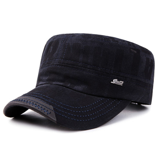 Gorra Plana de Algodón Puro para Hombre - Image 5