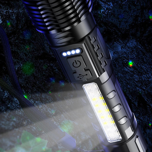 Linterna LED Láser Blanca Impermeable de Alta Potencia - Image 12
