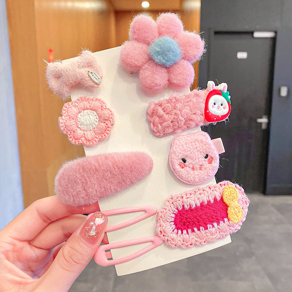Set de Hebillas Infantiles Otoño Invierno con Diseños Animados