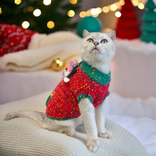 Suéter Navideño para Mascotas - Abrigo Cálido Otoño Invierno - Image 3