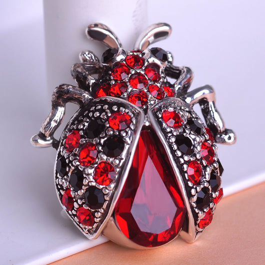 Broche Mariquita con Cristales Brillantes - Image 10