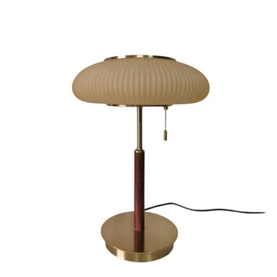 Lámpara de Escritorio Vintage en Vidrio - Iluminación Retro para Estudio