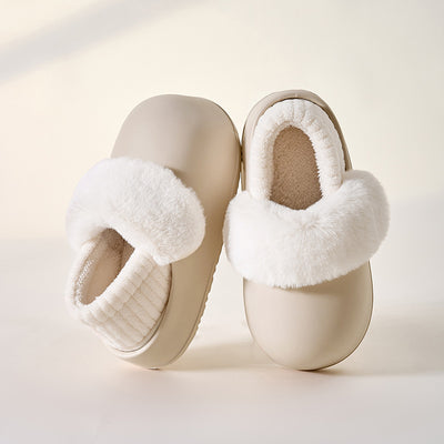 Pantuflas de Algodón para Hombre Impermeables con Suela Extraíble - Image 3