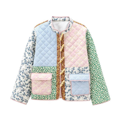 Chaqueta Acolchada de Patchwork para Mujer - Colección Otoño
