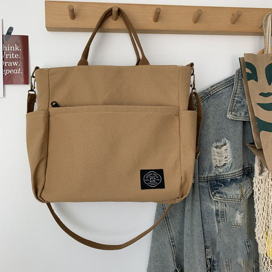 Bolso Mensajero Literario de Gran Capacidad con Bandolera para Hombre y Mujer - Image 7