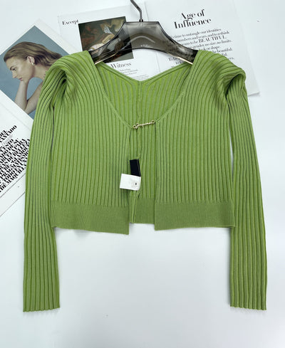 Cardigan Tejido de Temperamento Suave para Mujer - Image 4