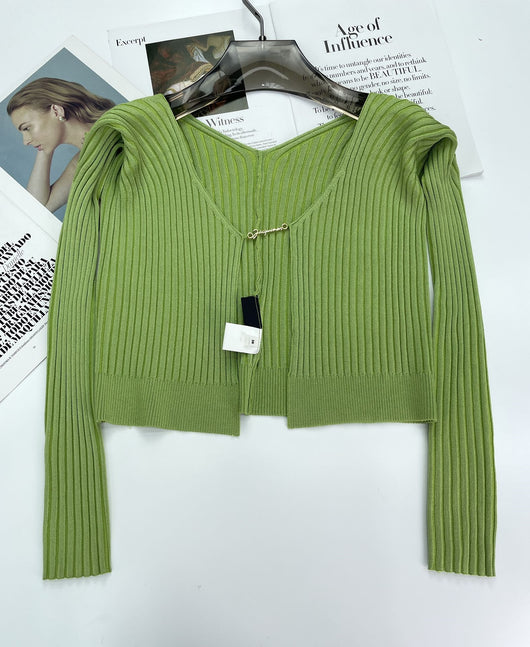 Cardigan Tejido de Temperamento Suave para Mujer - Image 4