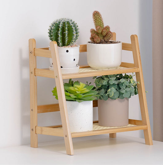 Estantería Bambú Multicapa para Habitación de Huéspedes - Image 12