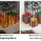 Caixa de Presente Caixa de Bateria Arco-íris de Natal