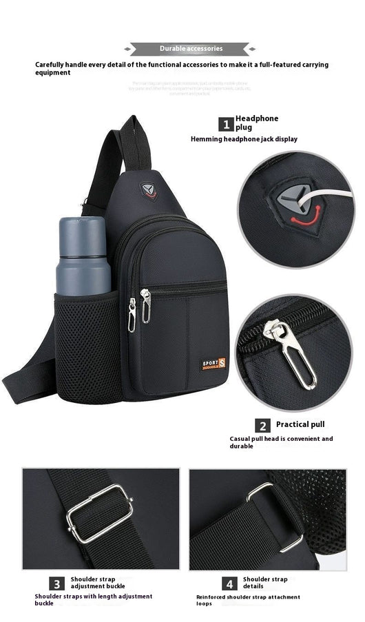 Bolsa Mensajera Ejecutiva de Gran Capacidad - Mochila Pecho Profesional - Image 28