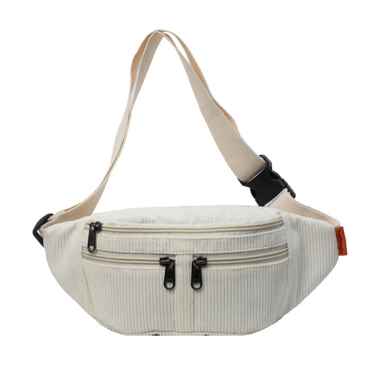 Bolsa Mensajera Deportiva de Lona Pana en Colores Sólidos - Image 6