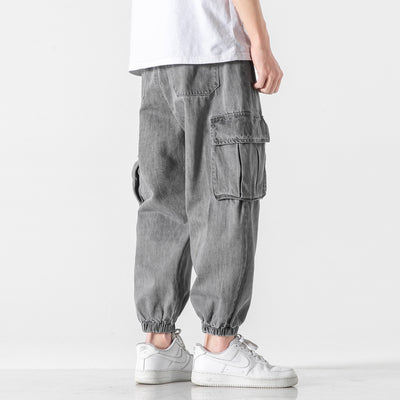 Pantalón Cargo Denim con Múltiples Bolsillos - Image 13