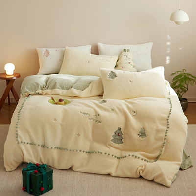Juego de Cama Princesa de Fibra de Leche - 4 Piezas Invierno - Image 6