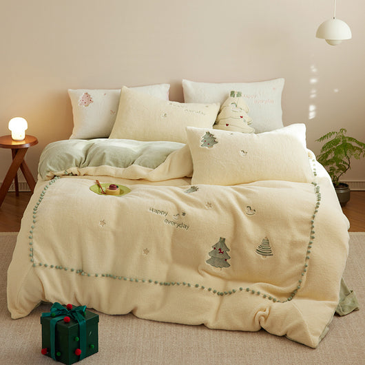 Juego de Cama Princesa de Fibra de Leche - 4 Piezas Invierno - Image 6