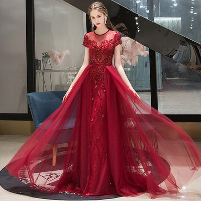 Vestido de Noche Elegante Línea A para Mujer - Image 5