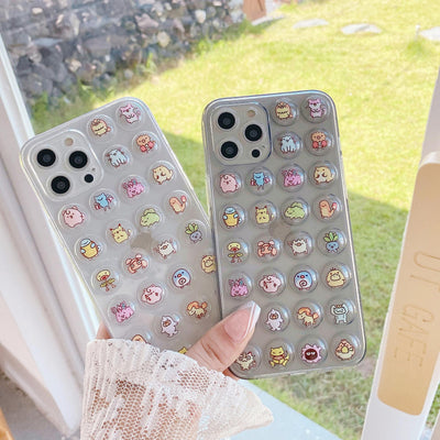 Funda Transparente para Celular con Diseño Cartoon Burbujas - Image 3