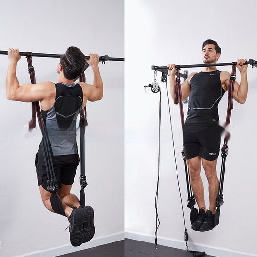 Expansor de Pecho con Amortiguador de Pie para Entrenamiento en Casa