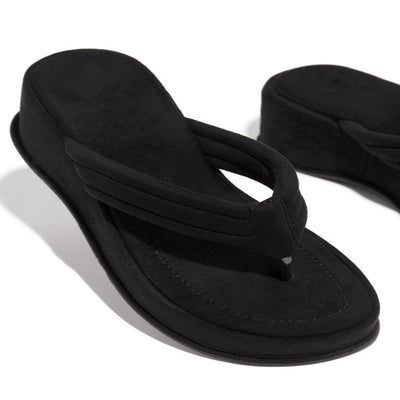 Sandalias Plataforma Antideslizantes con Tacón Medio para Playa - Image 2