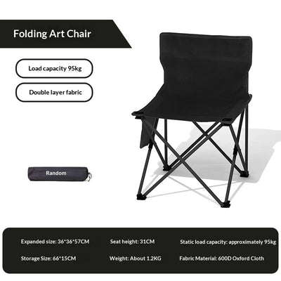 Juego de Mesa y Silla Plegable con Respaldo para Camping - Image 4